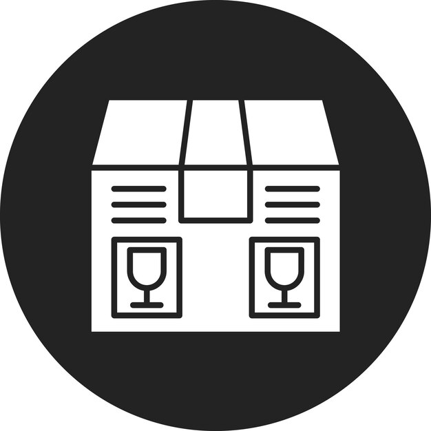 Imagen vectorial del icono de embalaje Se puede utilizar para la redacción