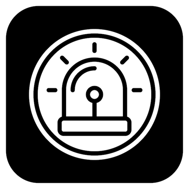 Imagen vectorial de icono de emergencia Se puede usar para quemaduras de piel