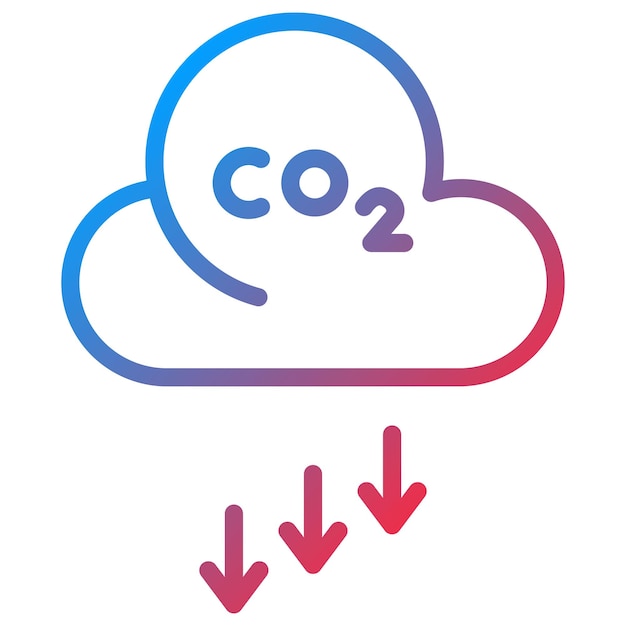 Imagen vectorial del icono de emisiones Puede utilizarse para la industria