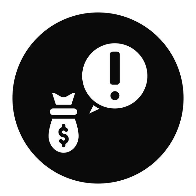 Imagen vectorial del icono del emisor Puede utilizarse para el crowdfunding