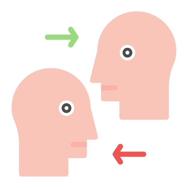 Imagen vectorial de icono de empatía Se puede usar para Amistad