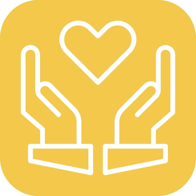 Imagen vectorial de icono de empatía Se puede usar para rasgos de personalidad