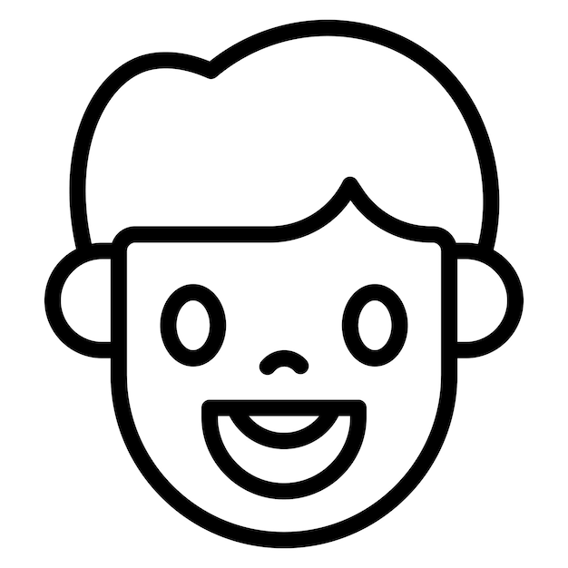 Imagen vectorial de icono empático Se puede usar para emociones humanas