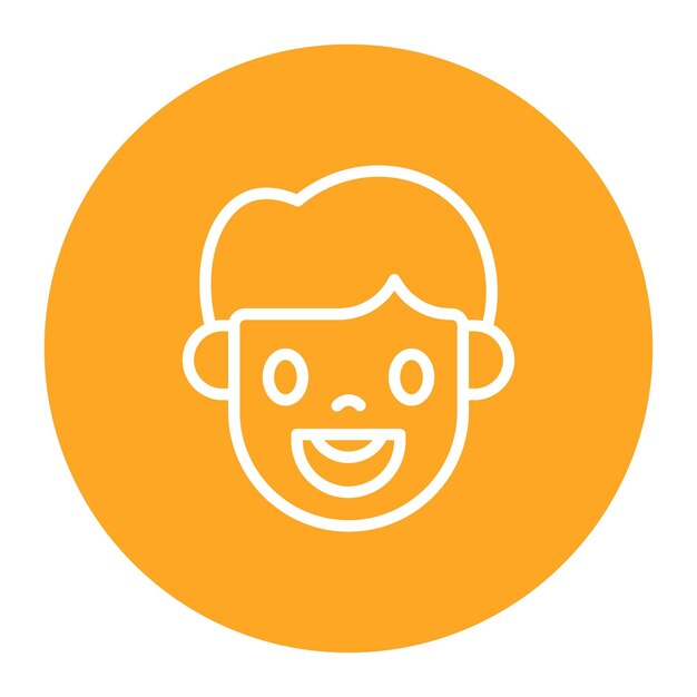 Imagen vectorial de icono empático Se puede usar para emociones humanas