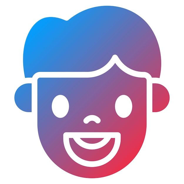 Imagen vectorial de icono empático Se puede usar para emociones humanas