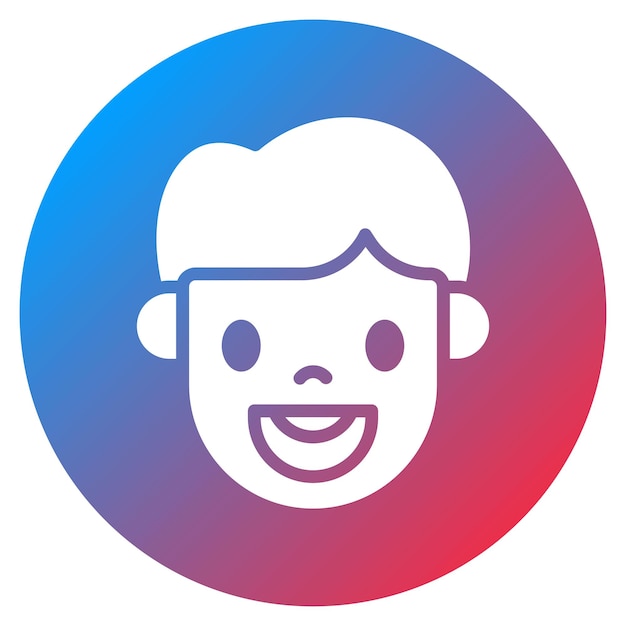 Imagen vectorial de icono empático Se puede usar para emociones humanas