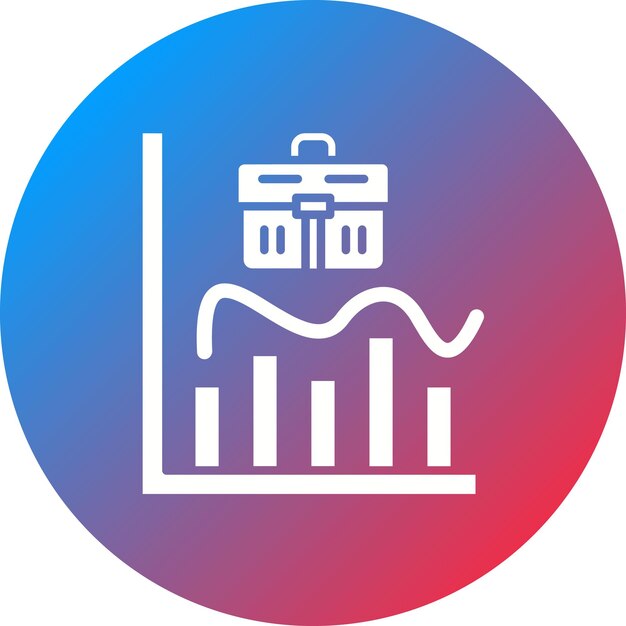 Imagen vectorial del icono de empleo del mercado Se puede utilizar para la búsqueda de empleo