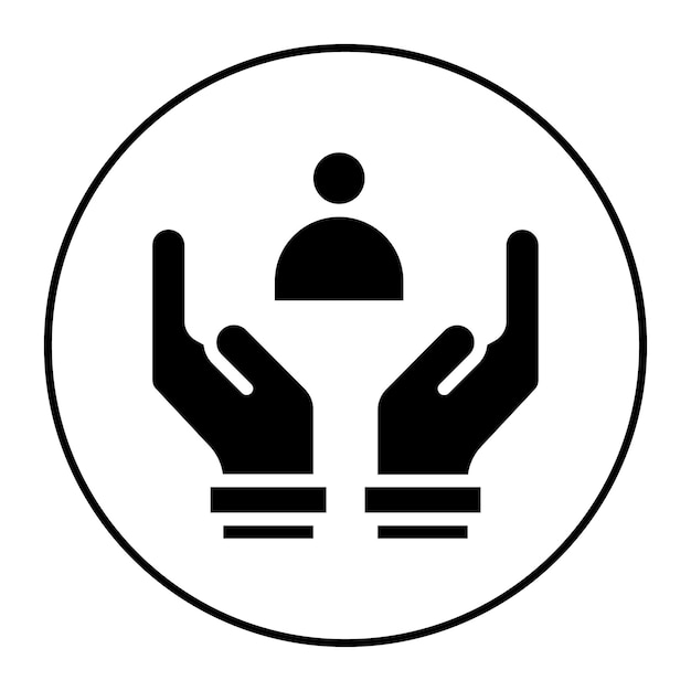 Imagen vectorial del icono de empoderamiento del equipo Se puede usar para el trabajo en equipo