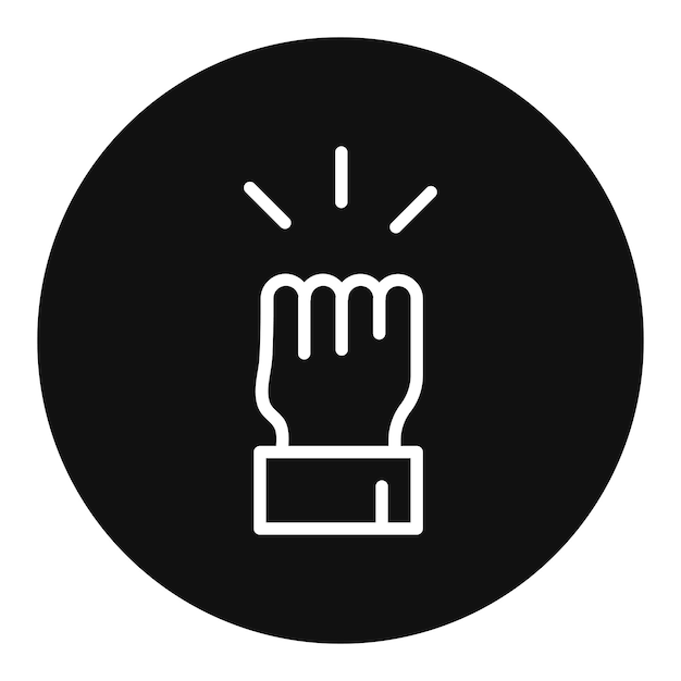Imagen vectorial de icono de empoderamiento Se puede usar para el crecimiento personal