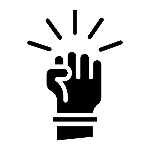 Imagen vectorial del icono de empoderamiento Se puede utilizar para los valores básicos