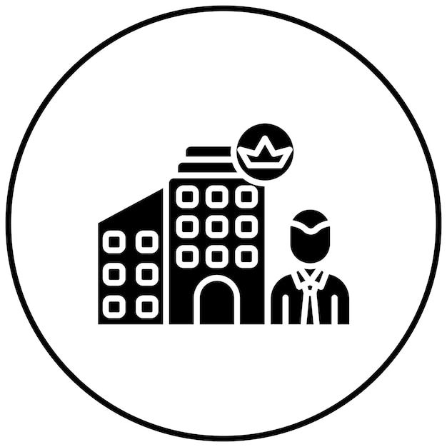 Imagen vectorial del icono de la empresa del cliente Se puede utilizar para la agencia de modelos