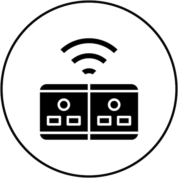 Imagen vectorial de icono de enchufe inteligente Se puede utilizar para Smart Home
