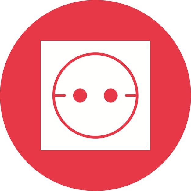 Imagen vectorial del icono del enchufe Se puede utilizar para herramientas eléctricas