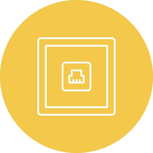 Imagen vectorial del icono del enchufe del teléfono Se puede utilizar para las herramientas del electricista