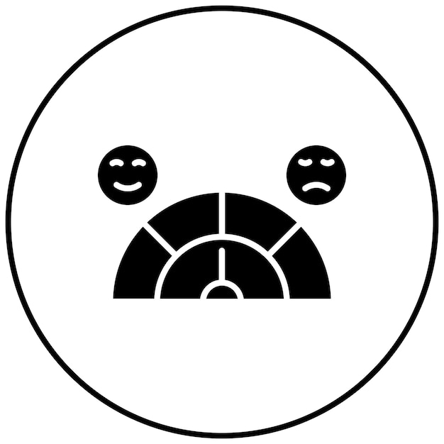 Imagen vectorial del icono de la encuesta de satisfacción Se puede utilizar para la retroalimentación del cliente