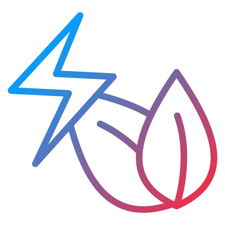 Vector imagen vectorial del icono de energía ecológica se puede utilizar para la iluminación