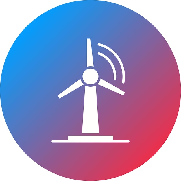Imagen vectorial del icono de la energía renovable Se puede utilizar para la energía sostenible
