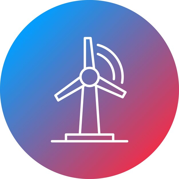 Imagen vectorial del icono de la energía renovable Se puede utilizar para la energía sostenible