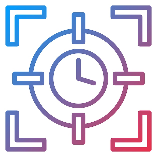 Imagen vectorial del icono de enfoque Se puede utilizar para el TDAH