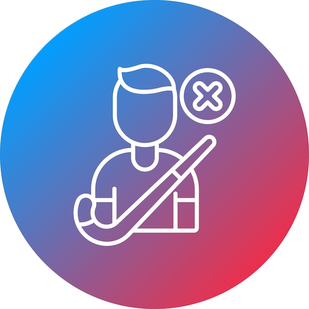Imagen vectorial de icono de enganche Se puede usar para Hockey