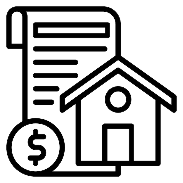 La imagen vectorial del icono de enlace se puede usar para crédito y préstamo