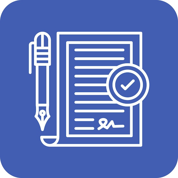 Imagen vectorial del icono de la enmienda Se puede utilizar para la legislación de la ley