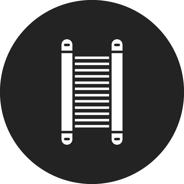 Imagen vectorial del icono del enrejado Se puede utilizar para el gimnasio