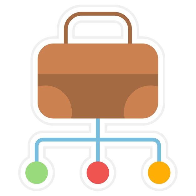Imagen vectorial del icono de enriquecimiento de puestos de trabajo Se puede utilizar para Recursos Humanos