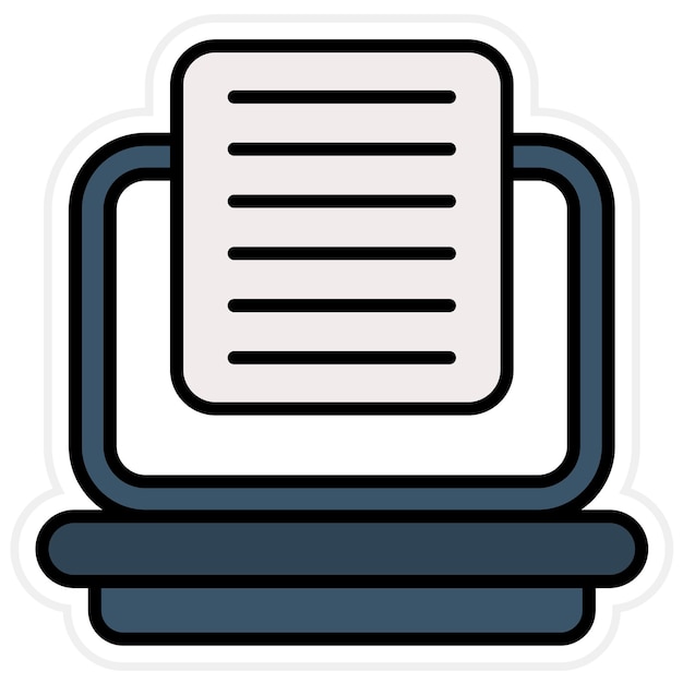 Imagen vectorial de icono de entrada de datos Puede utilizarse para ventas