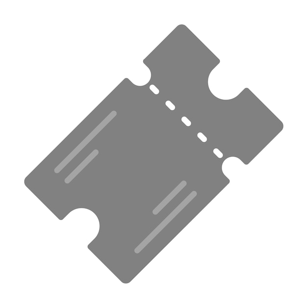 Imagen vectorial del icono de las entradas Se puede usar para el fútbol