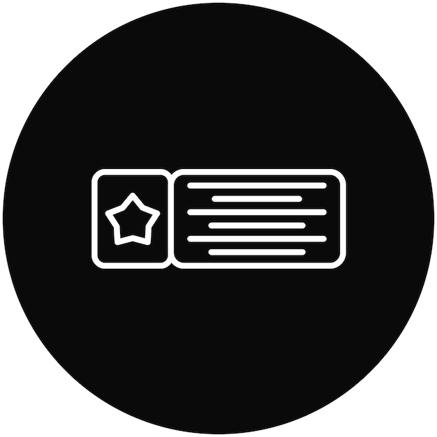 Imagen vectorial del icono de las entradas Se puede usar para los Juegos Olímpicos