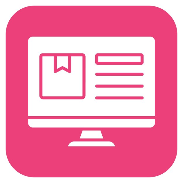 Imagen vectorial del icono de entrega del pedido Se puede utilizar para el envío