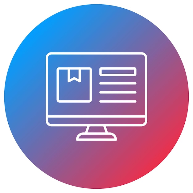 Imagen vectorial del icono de entrega del pedido Se puede utilizar para el envío