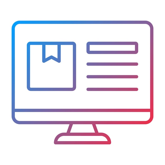 Imagen vectorial del icono de entrega del pedido Se puede utilizar para el envío