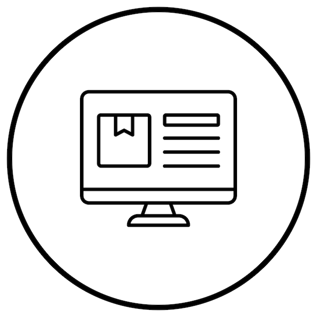 Imagen vectorial del icono de entrega del pedido Se puede utilizar para el envío