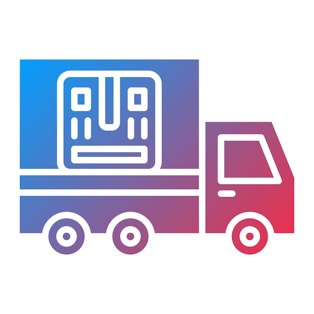 Imagen vectorial del icono de entrega Se puede usar para Shopping Friday