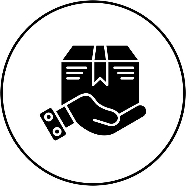 Imagen vectorial del icono de entrega Se puede utilizar para el comercio electrónico de moda