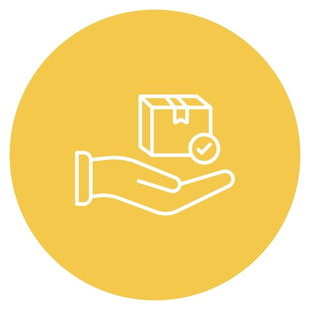 Imagen vectorial del icono de entrega Se puede utilizar para el envío