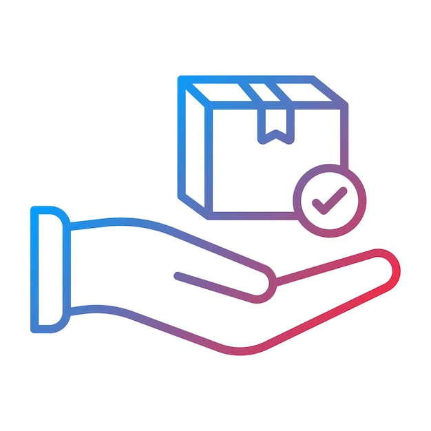 Imagen vectorial del icono de entrega Se puede utilizar para el envío