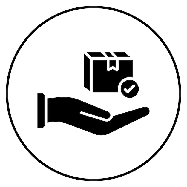Imagen vectorial del icono de entrega Se puede utilizar para el envío