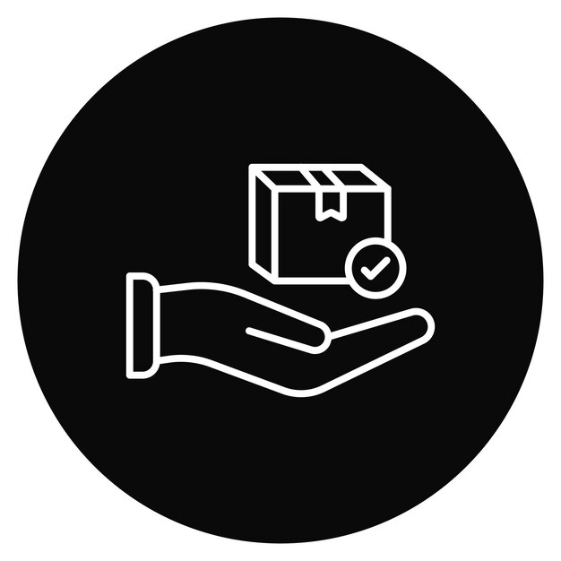 Imagen vectorial del icono de entrega Se puede utilizar para el envío