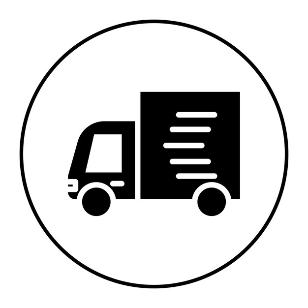 Imagen vectorial del icono de entrega Se puede utilizar para la tienda en línea