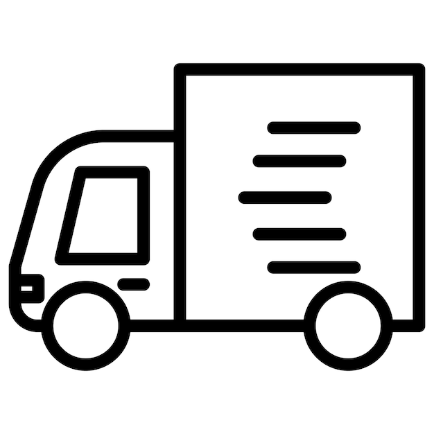 Imagen vectorial del icono de entrega Se puede utilizar para la tienda en línea