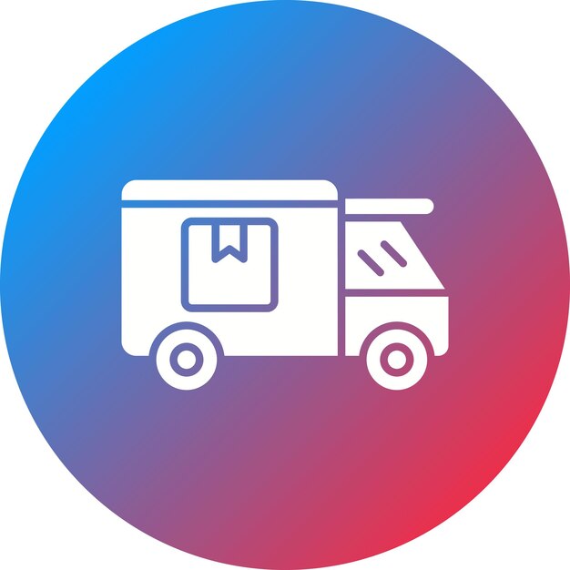 Imagen vectorial del icono de entrega Puede utilizarse para la logística