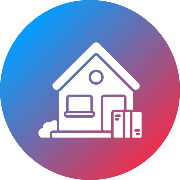 Imagen vectorial del icono de entrega en la puerta Se puede utilizar para la entrega de alimentos