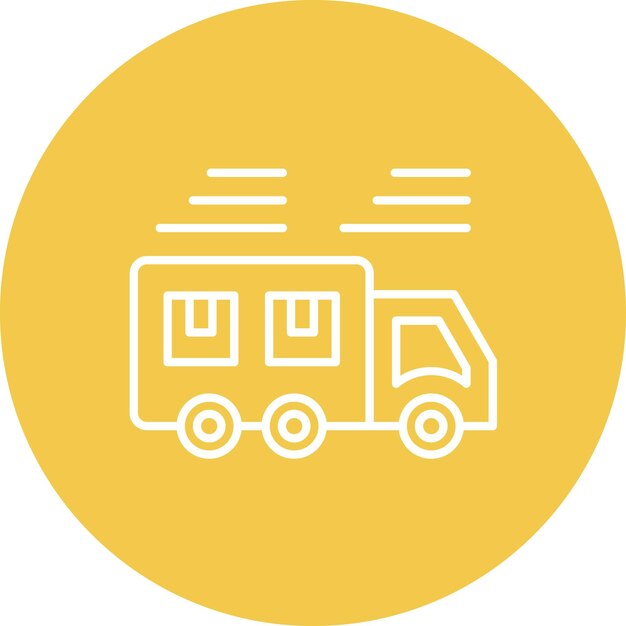 Imagen vectorial de icono de entrega rápida Se puede utilizar para compras y comercio electrónico