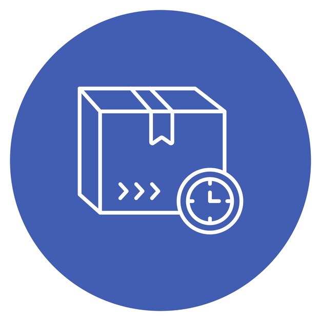 Imagen vectorial de icono de entrega rápida Se puede utilizar para el envío