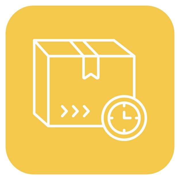 Imagen vectorial de icono de entrega rápida Se puede utilizar para el envío
