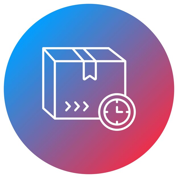 Imagen vectorial de icono de entrega rápida Se puede utilizar para el envío