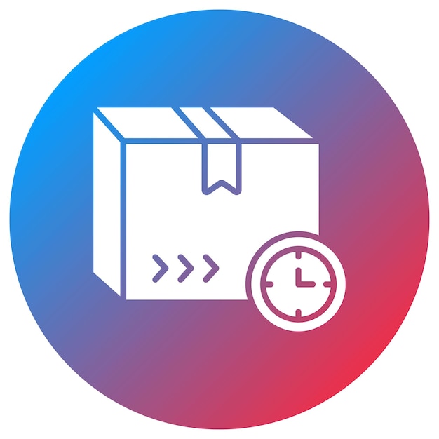 Imagen vectorial de icono de entrega rápida Se puede utilizar para el envío